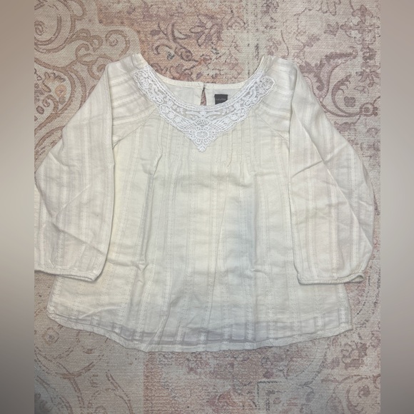 GAP Baby Boho Neck Long Sleeve Top - Picture 1 of 3